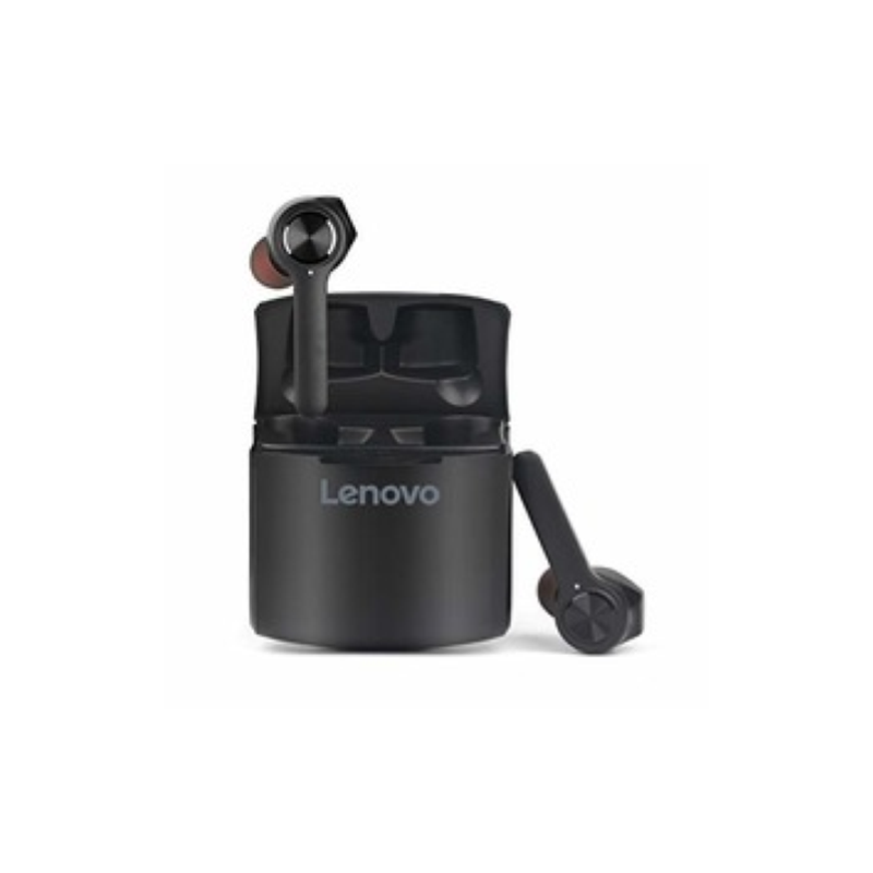 LENOVO HT20 BLACK AURICOLARI BLUETOOTH CON CUSTODIA DI RICARICA WIRELESS